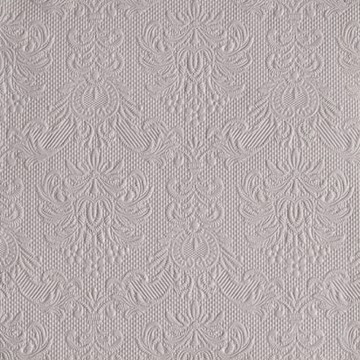 Servietter Ambiente Elegance lys grå 33cm x 33cm, 15 stk. borddækning