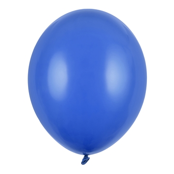Balloner mørk blå pastel 30cm, 50 stk. festpynt