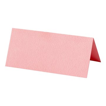 Bordkort lyserød 9cm x 4cm, 20 stk. festartikler