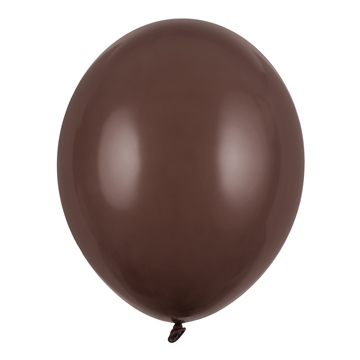 Balloner brun pastel 30cm, 50 stk. festpynt