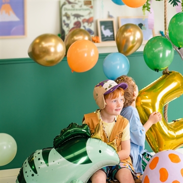 Balloner orange pastel 30cm, 50 stk. børnefødselsdag