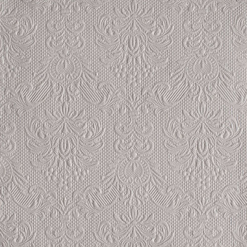 Servietter Ambiente Elegance lys grå 33cm x 33cm, 15 stk. borddækning