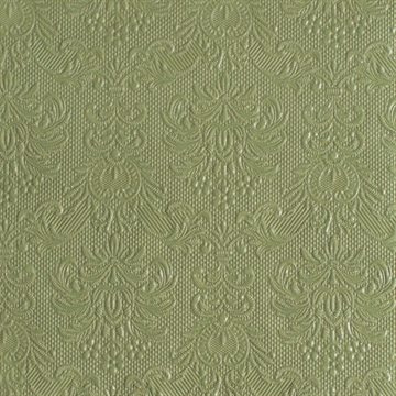 Servietter Elegance støvet grøn 40cm x 40cm, 15 stk. borddækning