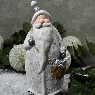 Santa Claus med gaver 22cm. festartikler