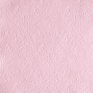 Servietter Ambiente Elegance lys pink 33 cm x 33 cm, 15 stk. borddækning