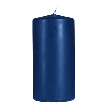 Bloklys mørk blå 6cm x 12cm, 12 stk. borddækning