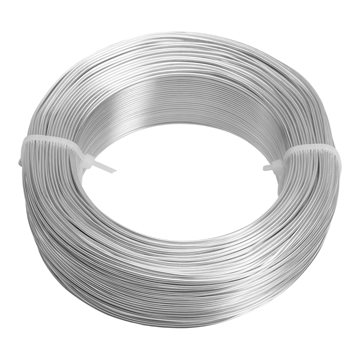 Bonzaitråd / Alu wire sølv 1mm x 120m, 250g blomsterbinding