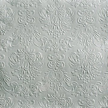 Servietter Ambiente Elegance sølv 40cm x 40cm, 15 stk. festartikler